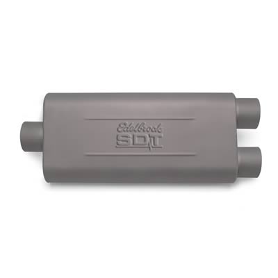 Edelbrock ED55772 Muffler 2.5" to 3" suits Various