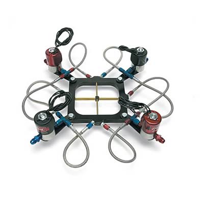 Edelbrock 70056 Performer RPM 2 Carb/Plate Nitrous Systems Square-Bore Carbs (200-300-400+ Hp)