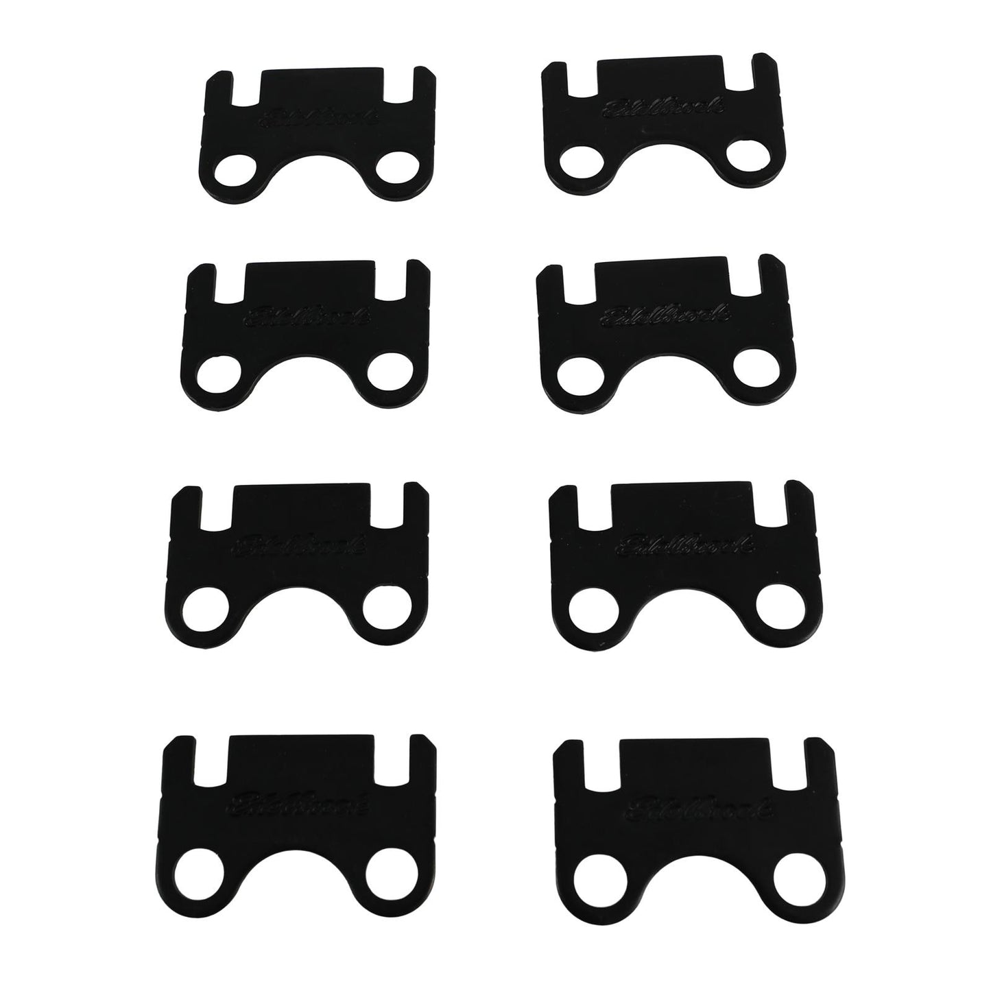 Edelbrock ED9660 Guideplates 5/16" Flat Qty8 SB Chev 283-400 V8