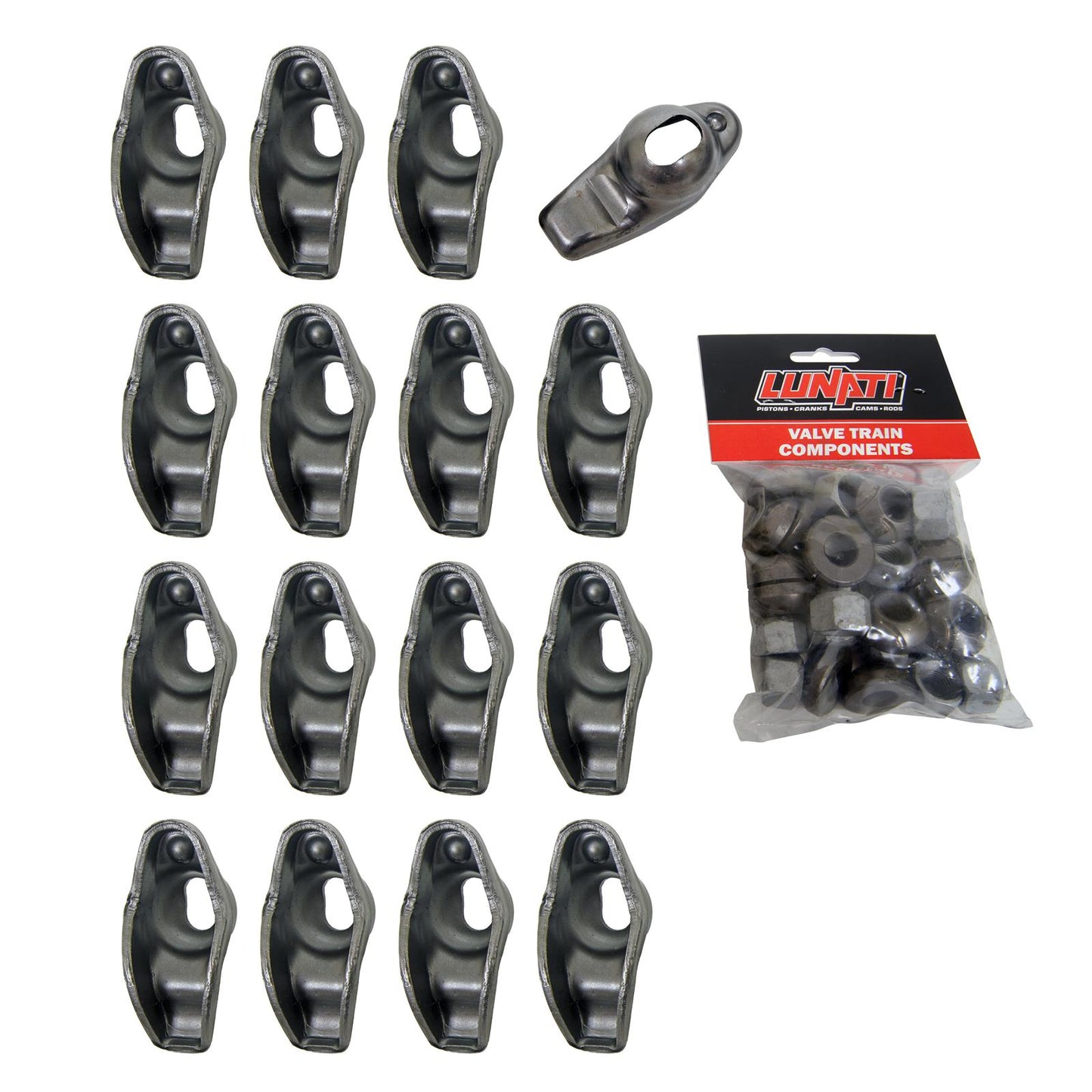 Lunati LT85027-16 Long Slot Rocker ARMS BB Chev Steel 7/16 Stud 1.7
