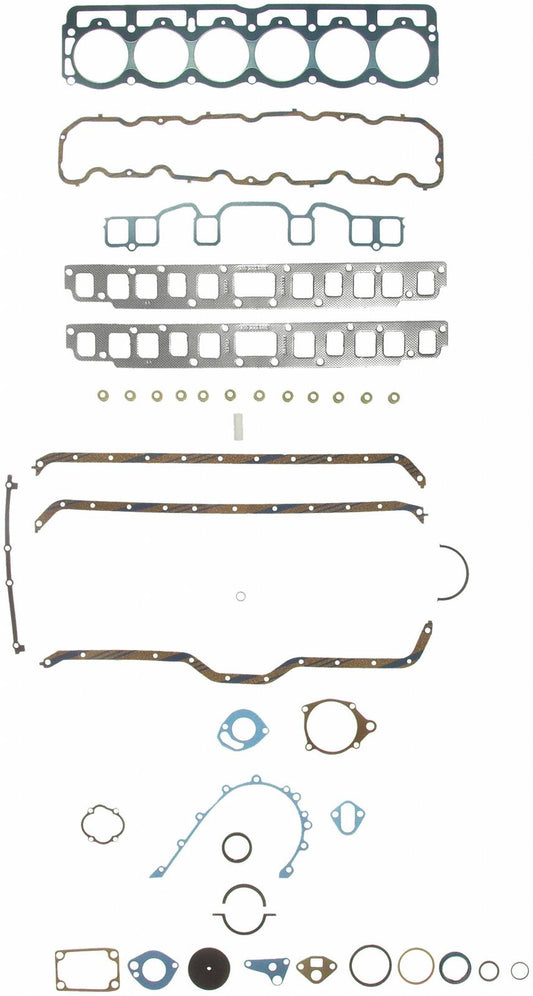 Fel-Pro Gaskets FEFS8169PT4 Full Set Amc 6 Cyl >80 Fits 199-232-258 Engines