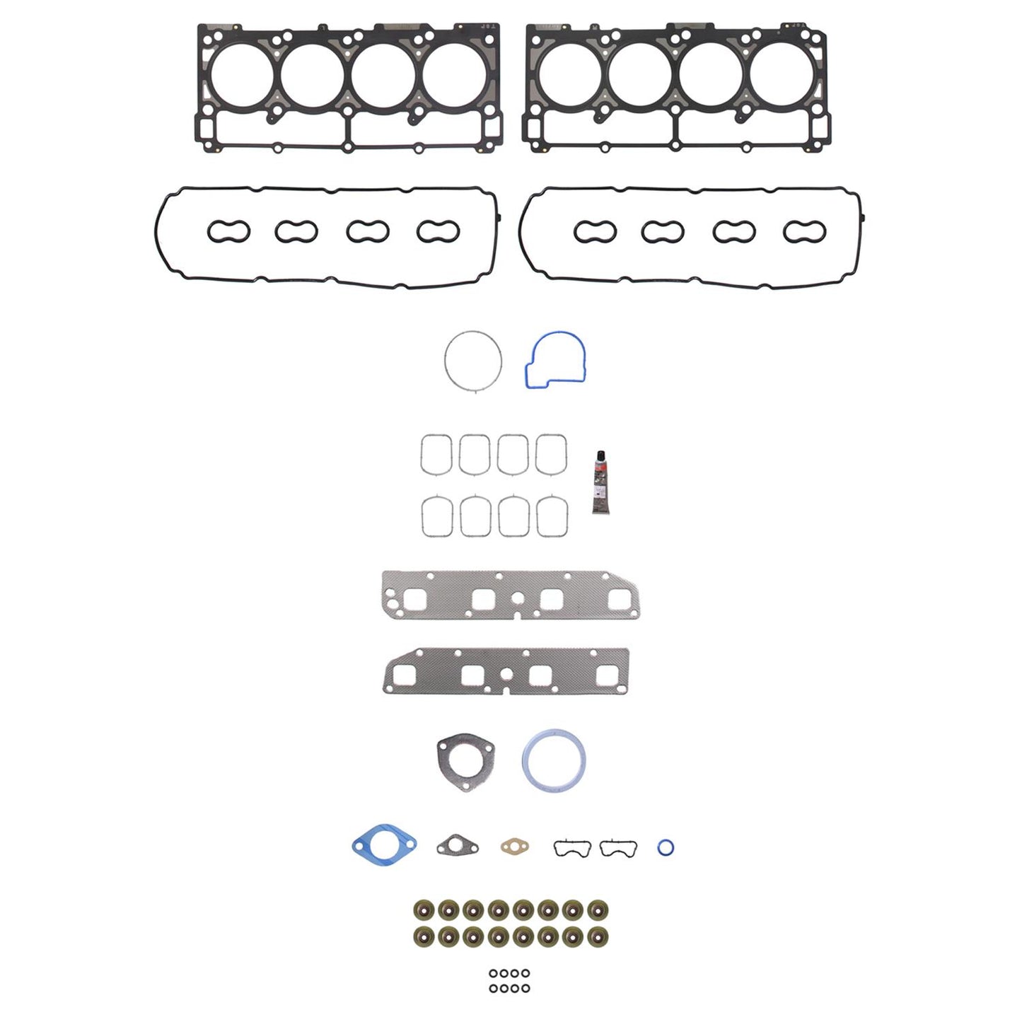Fel-Pro Gaskets FEHS26284PT1 *Head Set Chrysler Hemi 5.7 300C Use Hbk444 Oval Exh