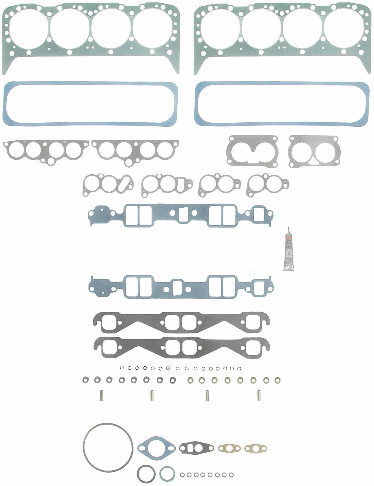 Fel-Pro Gaskets FEHS7733PT9 350 Chev VRS Efi Alloy Head