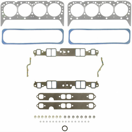 Fel-Pro Gaskets FE17224 Head Gasket Set Chev 305 V8 Late Centre Bolt Valve Covers