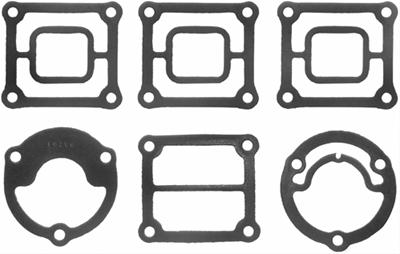 Fel-Pro Gaskets FE17506 Ex Man Cool Set Chev 153.181 Round Exhaust 67-81 Omc