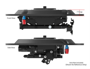 Holley HO120-511 Air Cleaner Drop Base Black for Sniper EFI