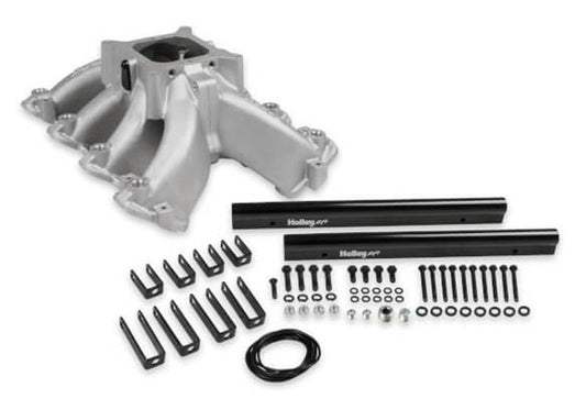 Holley HO300-255 Split Intake Manifold Single Plane EFI GM LS Cathedral Port