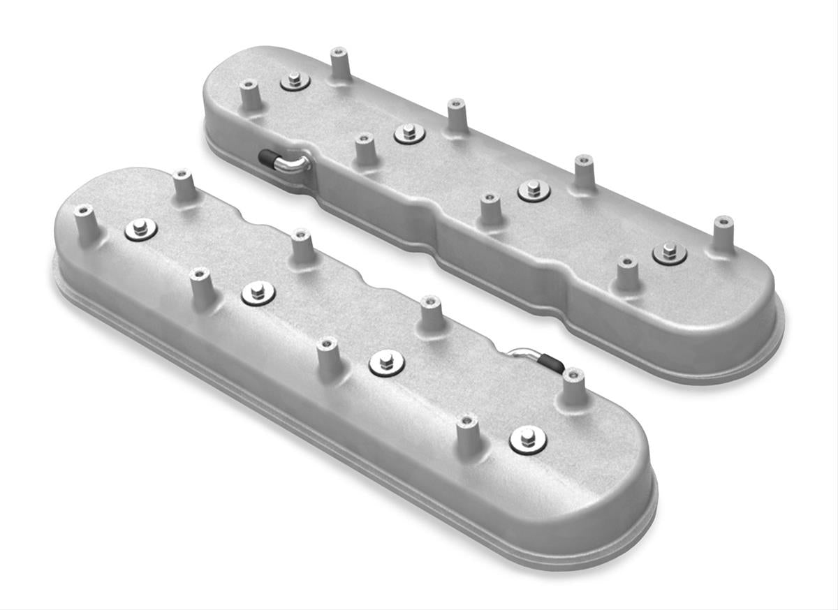 Holley HO241-95 Tall Ls Valve Covers Dry Sump Apps Natural