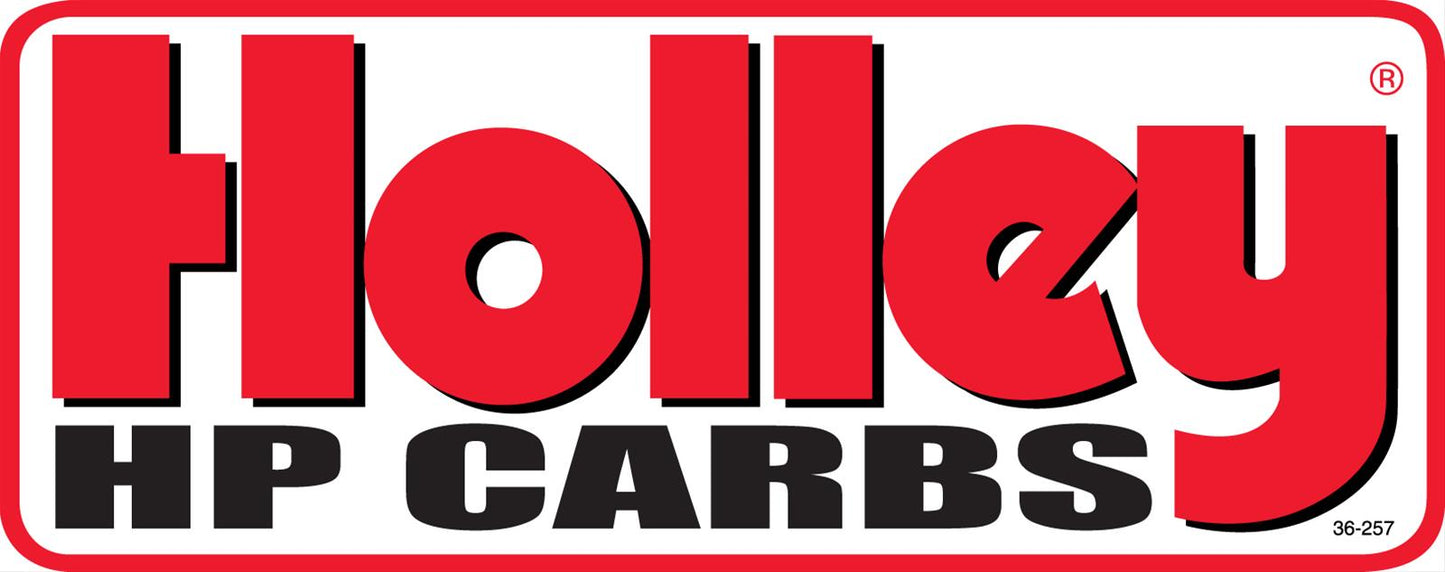 Holley HO36-257 Decal HP Carbs - 29 Sq.