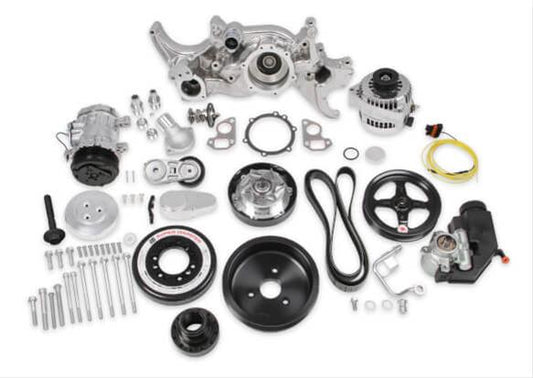 Holley HO20-190P LS7 Accessory Drive Polished Mid Mount Incl Sd7 A/C