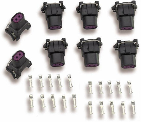 Holley HO534-112 Fuel Injector Connector 8 Pk Holley top Feed Inj'S