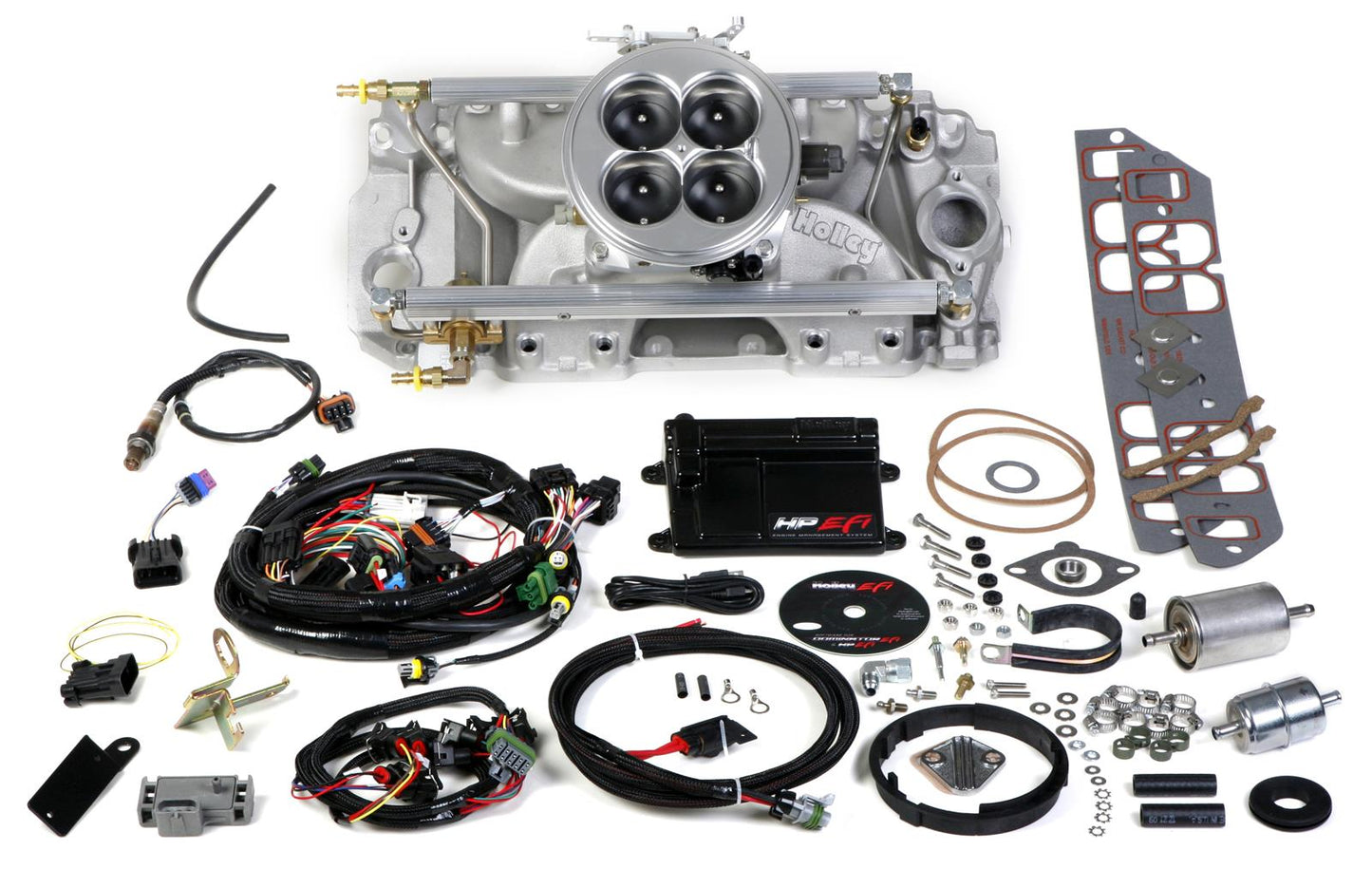 Holley HO550-838 HP EFI 4BBL Mp Inj System BB Chev V8 Rec Port Heads