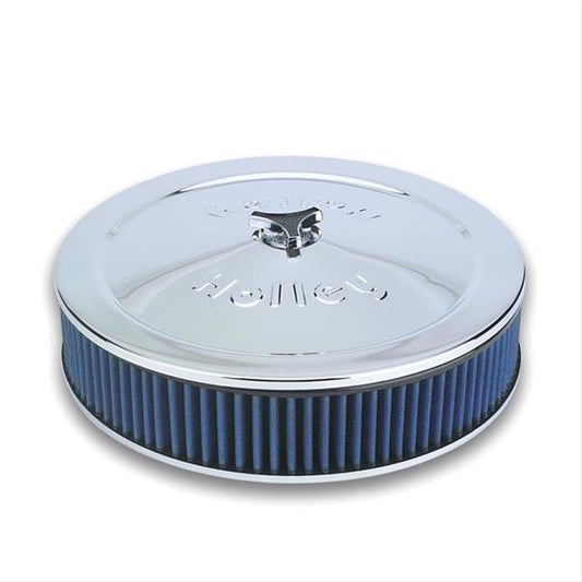 Holley HO120-146 P/Shot Air Clnr Assy Round 14" Holley 4150 & 4160 W/5.125" Di