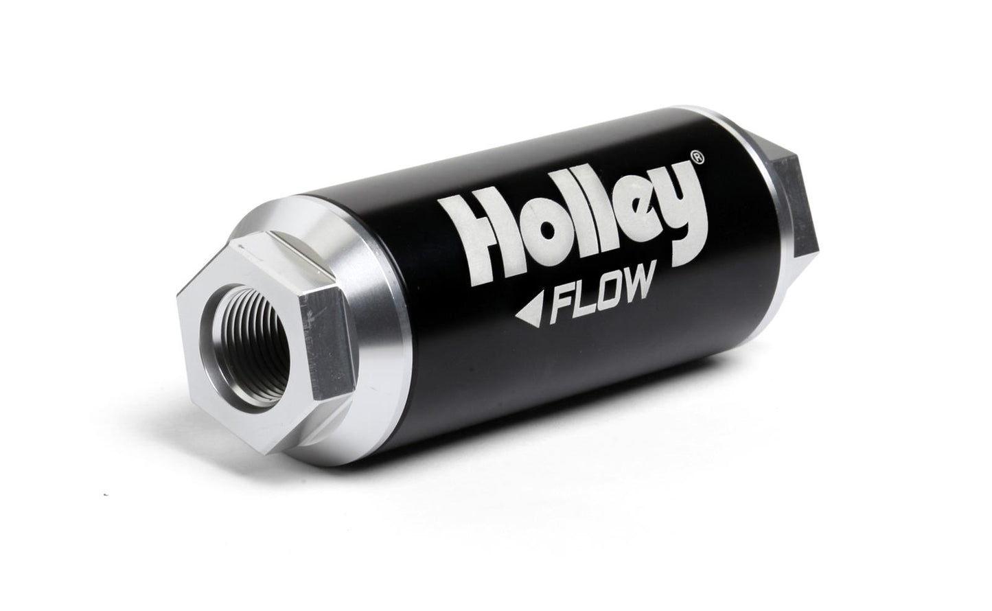 HOLLEY BILLET INLINE FUEL FILTER HO162-570 FEMALE -12 ORB IN/OUT 10 MICRON