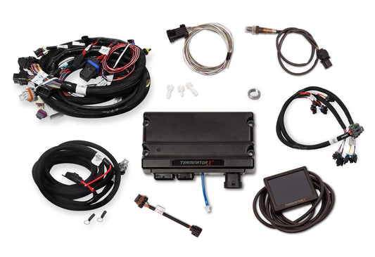 Holley HO550-904 Terminator X MPFI Management System suits GM 4.8 5.3 6.0 w/ 24T Reluctor & Multec Injector Harnes