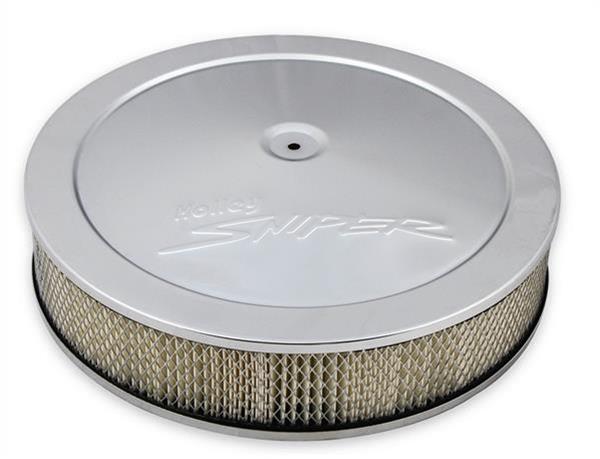 Holley HO120-540 Sniper EFI Air Cleaner 14X4 Chrome Finish