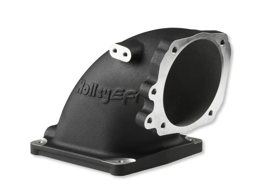 Holley HO300-249BK Intake Elbow Ford 5.0L 4500 Flange Black
