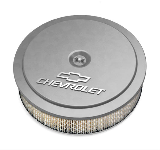 Holley HO120-210 14" X 3" Air Cleaner Kit Natural Finish