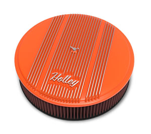 Holley HO120-127 Holley Air Cleaner Finned 14 X 3