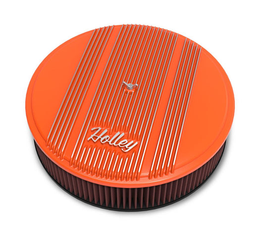 Holley HO120-127 Holley Air Cleaner Finned 14 X 3