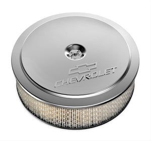 Holley HO120-215 14" X 4" Air Cleaner Kit Polished Finish