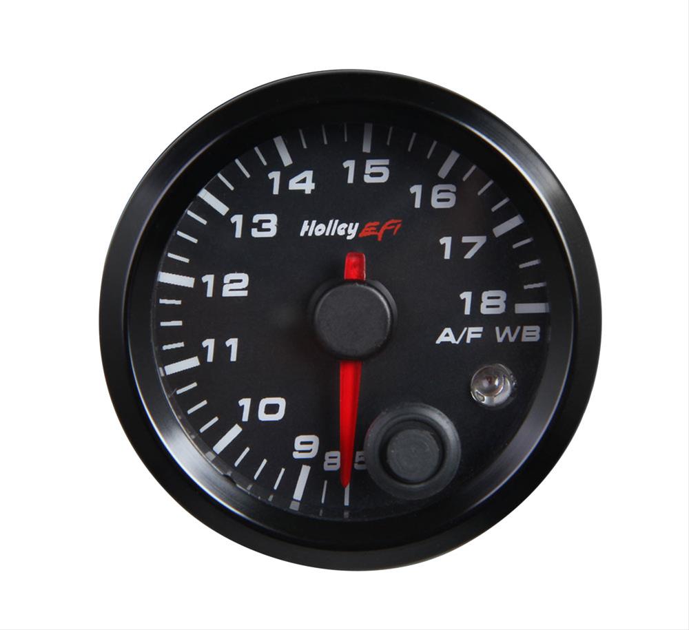 Holley HO534-215 2-1/16 Wide Band A/F Gauge 8.5-18 Black