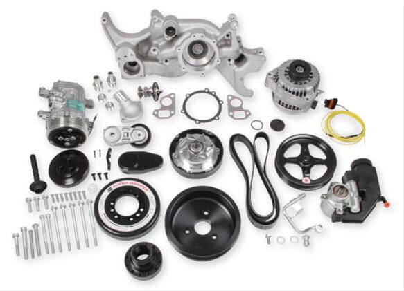 Holley HO20-190 LS7 Accessory Drive Kit Mid Mount Incl Sd7 A/C