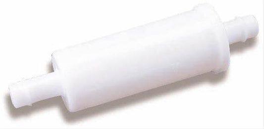 Holley HO562-3 Plastic Fuel Filter 3/8" Ends suits All Holley Fuel-Inj Syst