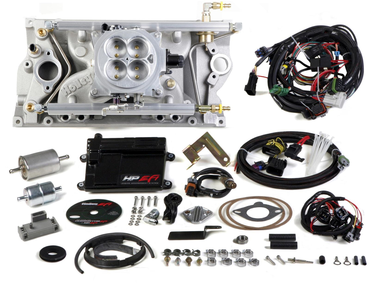 Holley HO550-815 HP EFI 4BBL Mp Inj System SB Chev V8 , Vortec Heads