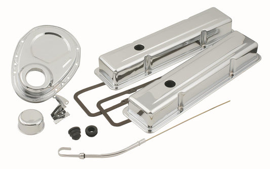Mr Gasket MG9834 Dress Up Kit Chev 350 - Chrome