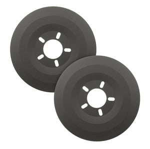 Mr Gasket MG6905 Brake Dust Shields, Aluminum, Black, 15 In. Diameter Wheel, 5 X 4.50/4.75/5.00 In. Bolt Patterns, Pair