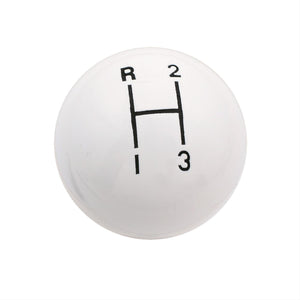 Mr Gasket MG9617 Knob 3 Speed Cl Wht 3/5-16 Unc