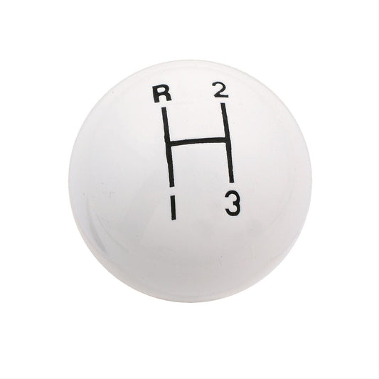 Mr Gasket MG9617 Knob 3 Speed Cl Wht 3/5-16 Unc