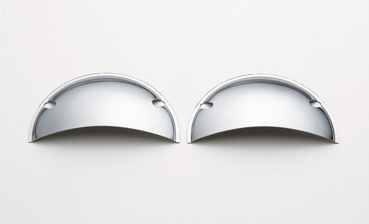 Mr Gasket MG9650 Chr.Headlite 1/2 Shield-Pr Sm
