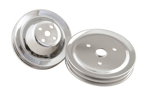 Mr Gasket MG4961 Chrome Pulley Set Sb Chev