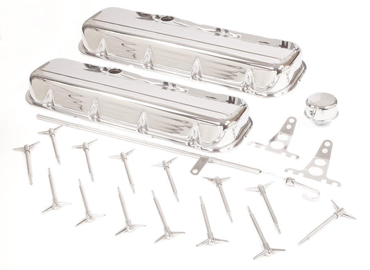 Mr Gasket MG9840 Chrome Dress-Up Kit Suits Bb Chev V8 1965-90