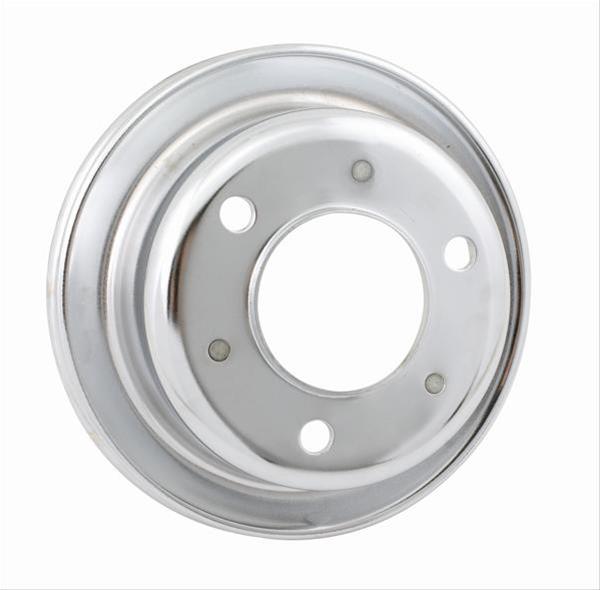 Mr Gasket MG8827 Pulley Crnk Sngl Grv Ford SB Chrome