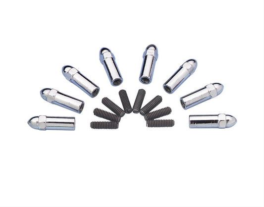 Mr Gasket MG6304 Valve Cover Studs & Chrome Acorn Nuts 1/4-20" X 1.375" 8 Pack
