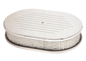 Mr Gasket MG9156G Chrom Alum 12X2 Oval Ac Set Bm