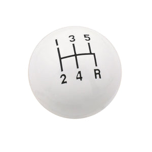 Mr Gasket MG9619 Knob 5 Speed Cl Wht 3/8-16 Unc