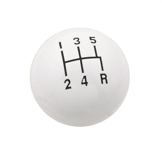 Mr Gasket MG9619 Knob 5 Speed Cl Wht 3/8-16 Unc