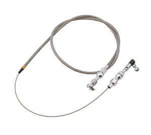 Mr Gasket MG5659 Throttle Cable, Braided Stainless Steel, Polished, 36 In. Long, Universal, Each