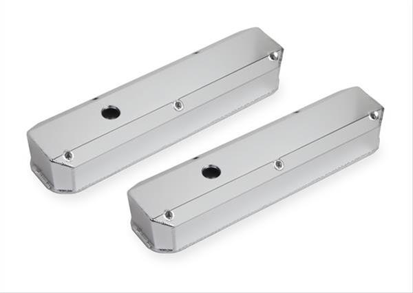 Mr Gasket MG6860G Fabricated Alum Valve Covers Natural Mopar Sb 273-360 V8