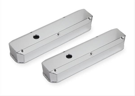 Mr Gasket MG6860G Fabricated Alum Valve Covers Natural Mopar Sb 273-360 V8