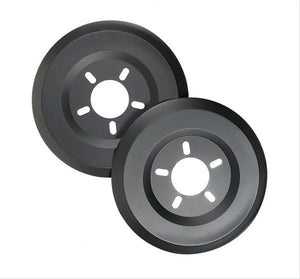 Mr Gasket MG6904 Brake Dust Shields Aluminium Black 14 In. Diameter Wheel 5 X 4.00/4.25/4.50 In. Bolt Patterns Pair