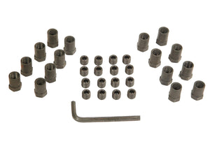 Mr Gasket MG924G Alum Rocker Nuts 7/16 P&O