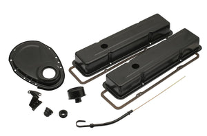 Mr Gasket MG9834BP Kit Dress-Up Sb Chev Flat Black