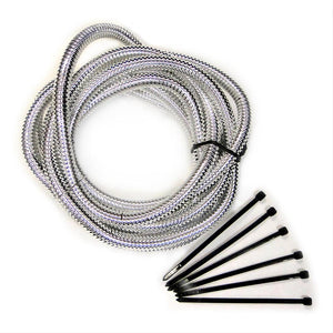 Mr Gasket MG4520 Split Loom 10'' X 1/4"Chrome