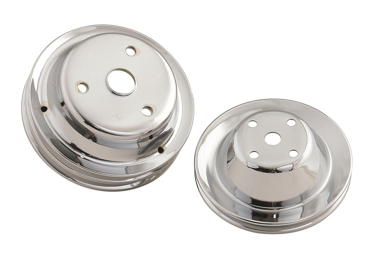 Mr Gasket MG4962 Chrome Pulley Set Sb Chev
