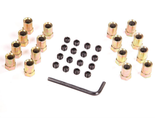 Mr Gasket MG923G Alum Rocker Nuts 3/8 Gold